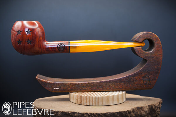 Pipe Droite Handmade (thème Dragon Ball) avec stand