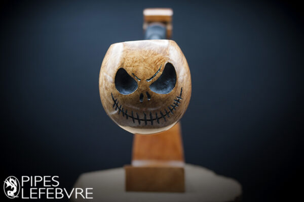 Pipe Courbe "Jack Skellington" Handmade