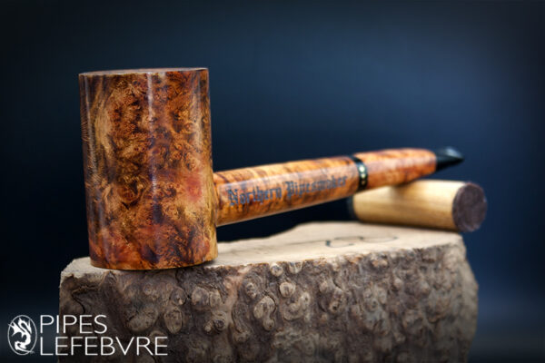 Pipe Poker Droite Marqueterie Handmade – Image 11