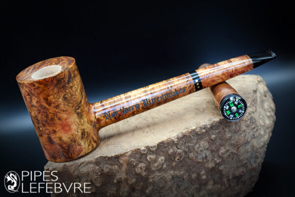 Pipe Poker Droite Marqueterie Handmade – Image 2