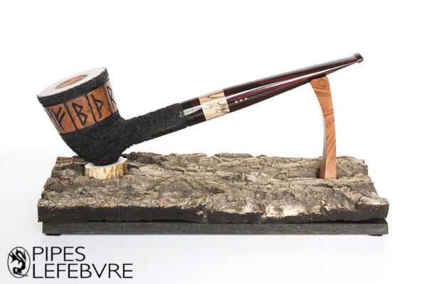 Pipe Runes Viking Handmade + Stand – Image 2