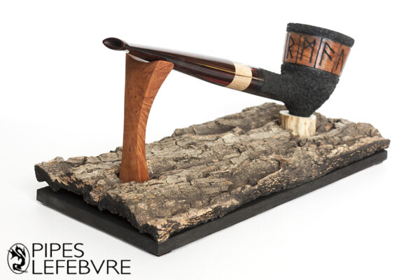 Pipe Runes Viking Handmade + Stand – Image 6