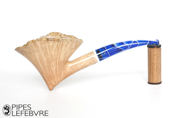 Pipe Fleurs Deux Tuyaux Handmade 9mm – Image 8