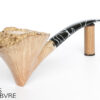 Pipe Fleurs Deux Tuyaux Handmade 9mm – Image 2