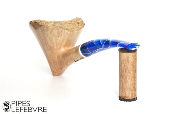 Pipe Fleurs Deux Tuyaux Handmade 9mm – Image 6