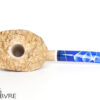 Pipe Fleurs Deux Tuyaux Handmade 9mm – Image 5