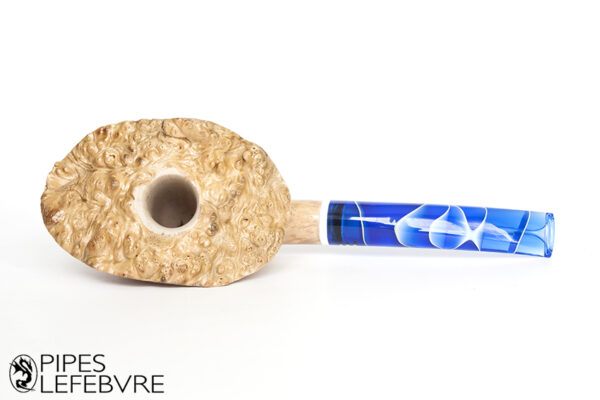 Pipe Fleurs Deux Tuyaux Handmade 9mm – Image 5