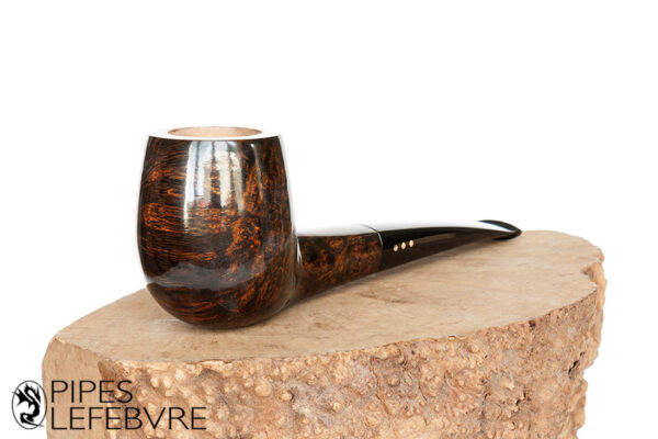 Pipe Billiard Tuyau Courbe Handmade Vieille Bruyère