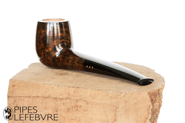 Pipe Billiard Tuyau Courbe Handmade Vieille Bruyère – Image 5