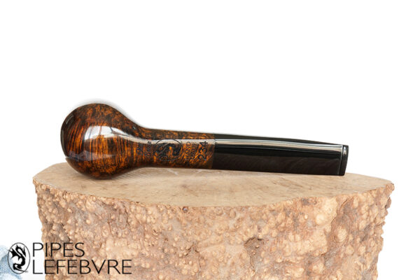 Pipe Billiard Tuyau Courbe Handmade Vieille Bruyère – Image 3