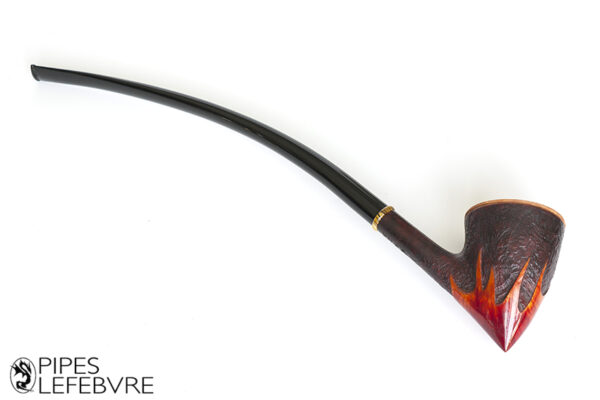Pipe Churchwarden (Liseuse) Flamming Handmade – Image 9