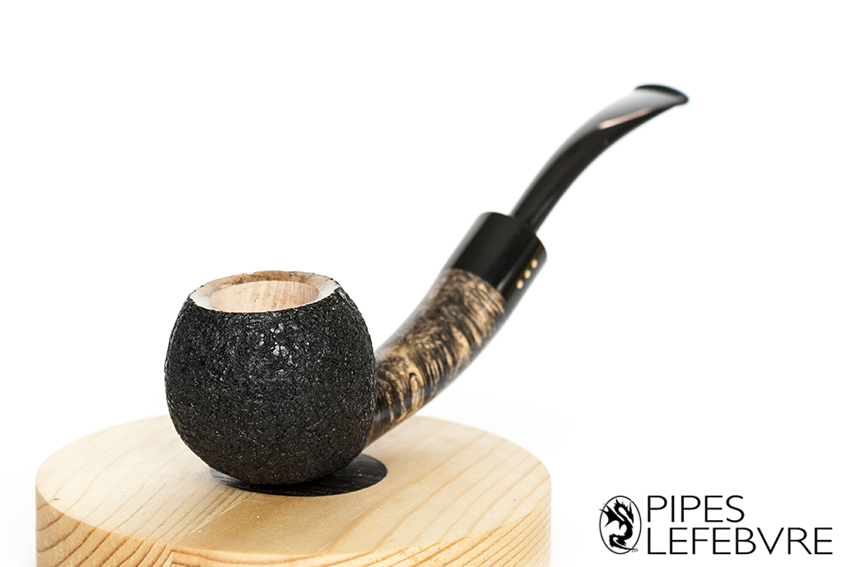 Pipe « Tomato » Rustiquée Handmade