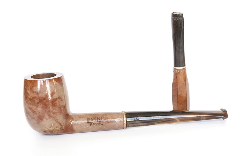 Coffret neuf Pipe neuve Mathiss Royal Bruyère extra et porte cigarette – Image 2