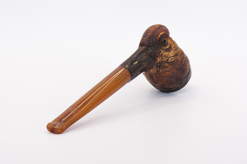 Pipe ancienne Bécasse écume de mer « fabrication Parisienne C. C. Paris ». – Image 2