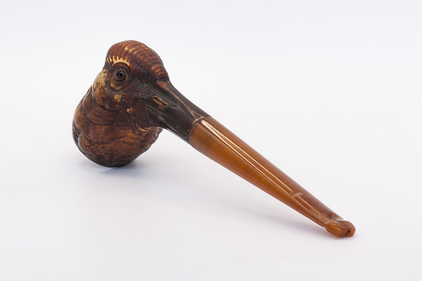 Pipe ancienne Bécasse écume de mer « fabrication Parisienne C. C. Paris ». – Image 10